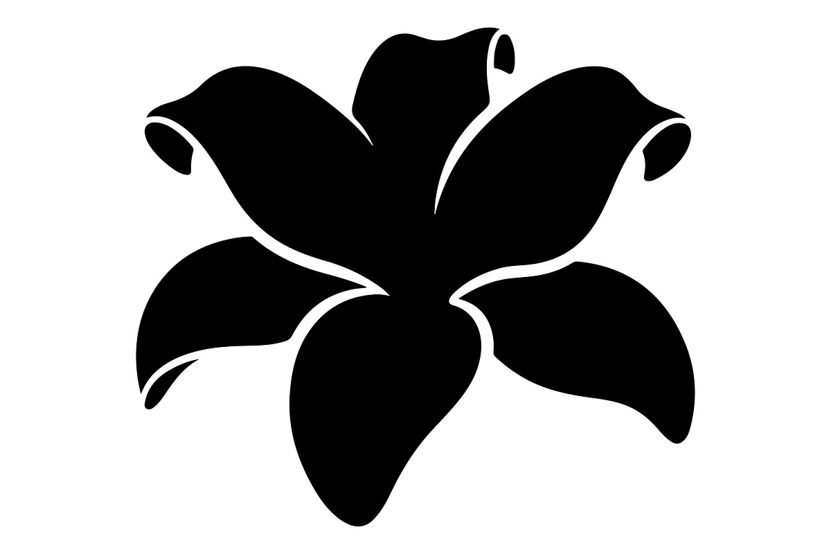 Floral Rose Lotus Silhouette, an Object Graphic by Gfx_Store (Photo 14 of 14)