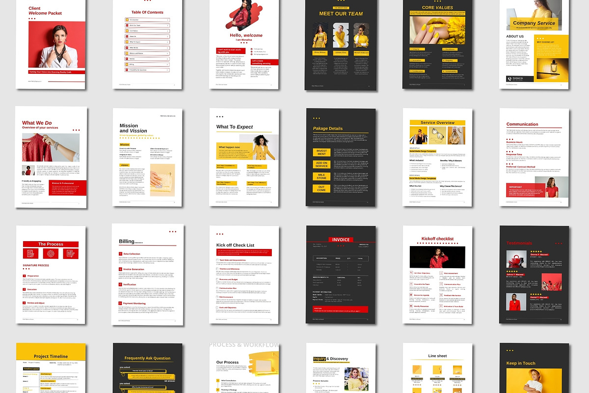 Creative Digital Agency Canva Bundle, a Templates & Theme by TheBrightGrap (Photo 11 of 17)