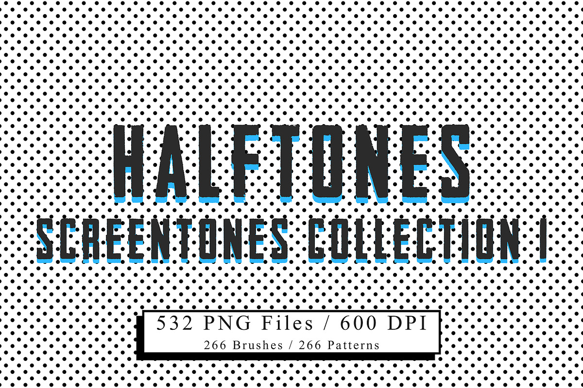 Screentones Collection 1 - Halftones, a Background Graphic by Honnum Graphic Art (Photo 1 of 11)