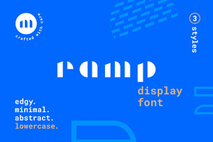 Ramp Display Font