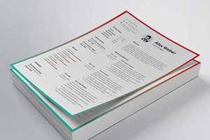 Modern Resume/CV Template, a Resume Template by HueNestify