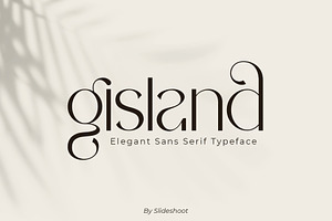 Gisland - Elegant Sans Serif Font, a Sans Serif Font by Idea Studio