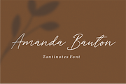 Tantinotes - Handwritten Font, a Script Font by Sronstudio (Thumbnail 6 of 9)