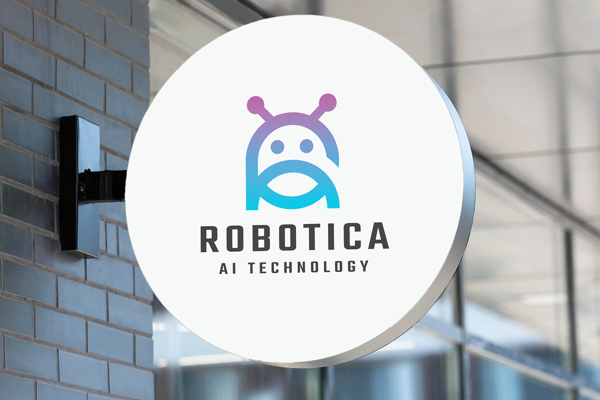 Robotica Letter R Logo, a Branding & Logo Template by Design_Planet (Photo 1 of 4)