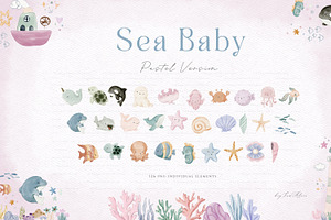 Sea Baby Pastel