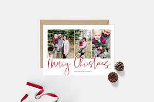 Christmas Card Template CD151