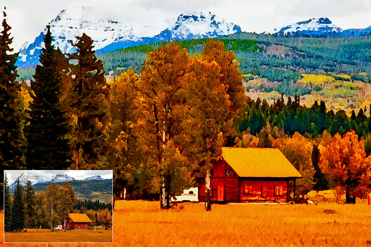 Artistic Oil Paint Effect Photoshop, an Action Add-On by liptouse (Photo 9 of 12)