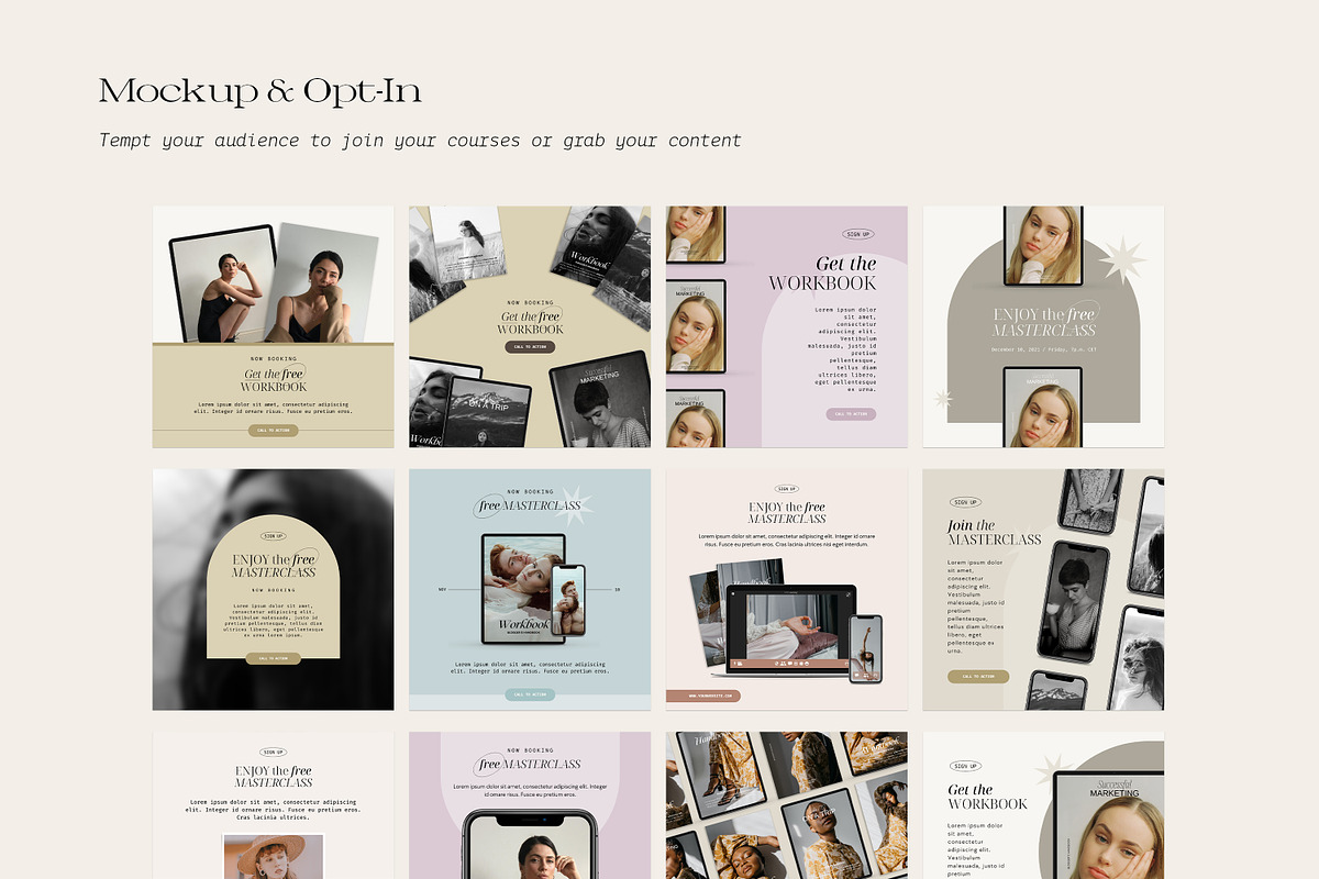 NAROK | 6 in 1 Course + Coach Bundle, a Social Media Template by Wildnun Studio (Photo 58 of 69)