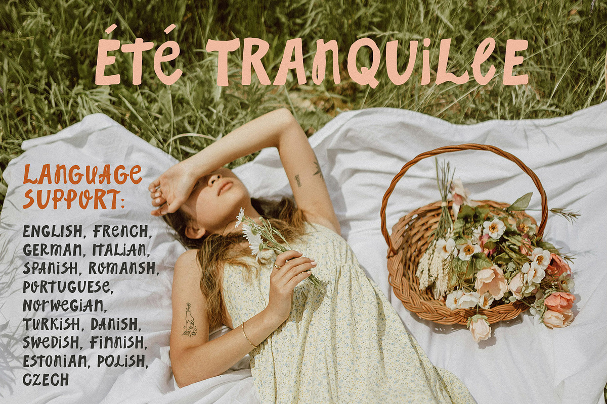 Sunday Picnic Bold Handwritten Font, a Handwritten Font by TD fonts (Photo 8 of 8)