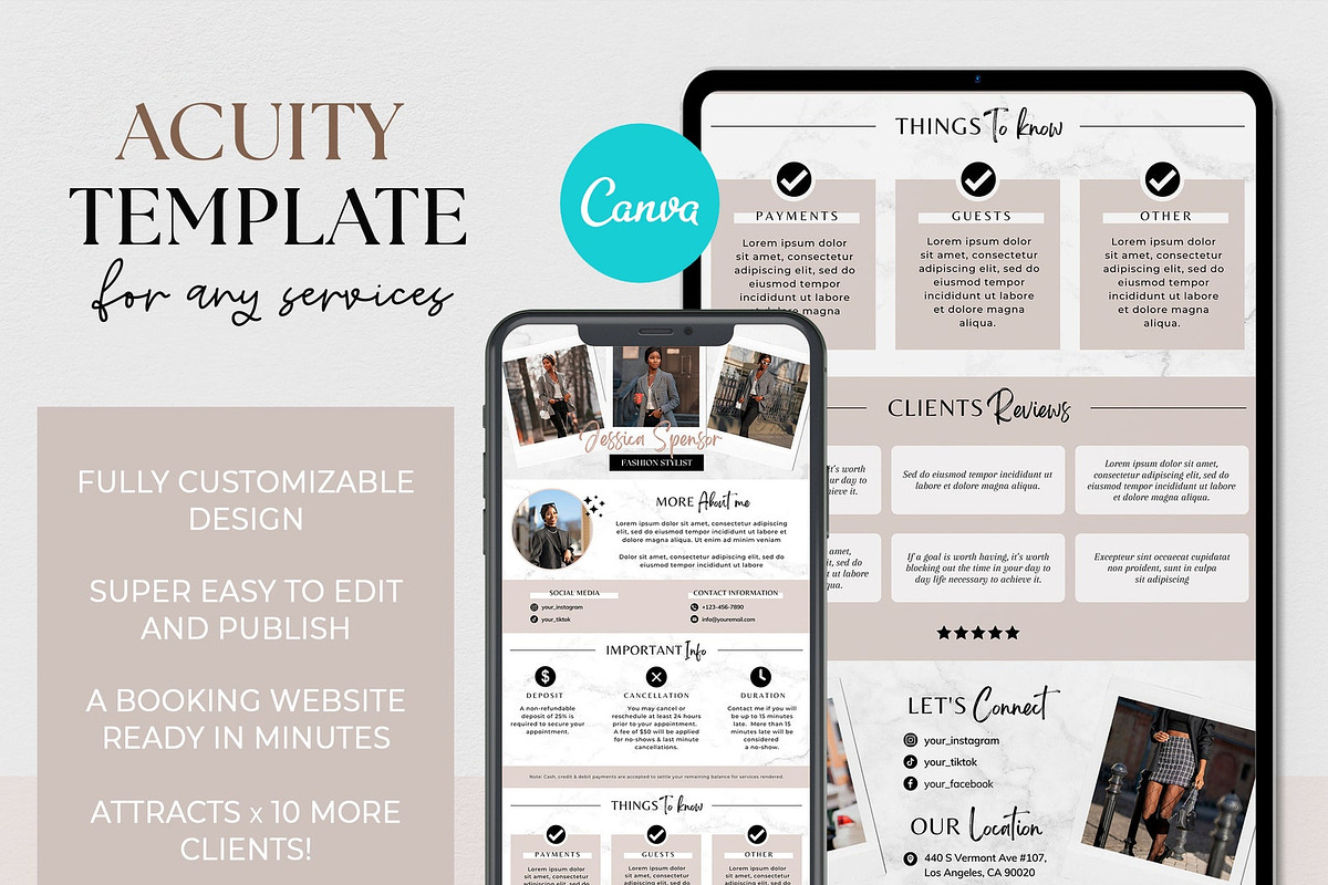Schedule Acuity template, a Websites & App Template by SwitzerShop (Photo 1 of 5)