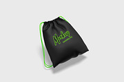 Drawstring Bag Mockups, a Bottom Mockup by Kenrichi (Thumbnail 1 of 4)
