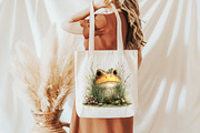Summer Frog & Dragonfly Pond Clipart, a Seasonal Illustration by Designworld (Thumbnail 9 of 10)