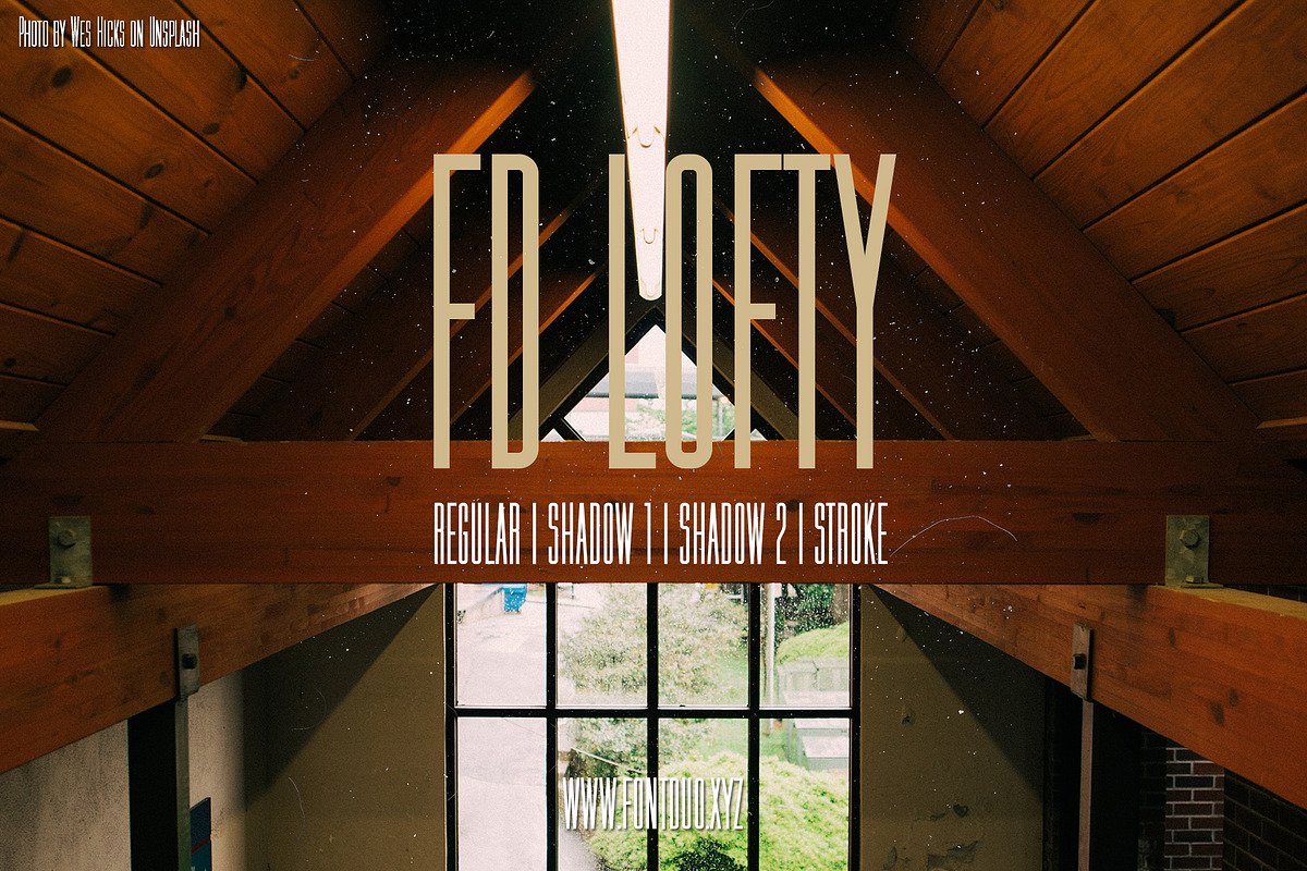 Lofty Layered Font, a Sans Serif Font by FontDuo (Photo 1 of 5)