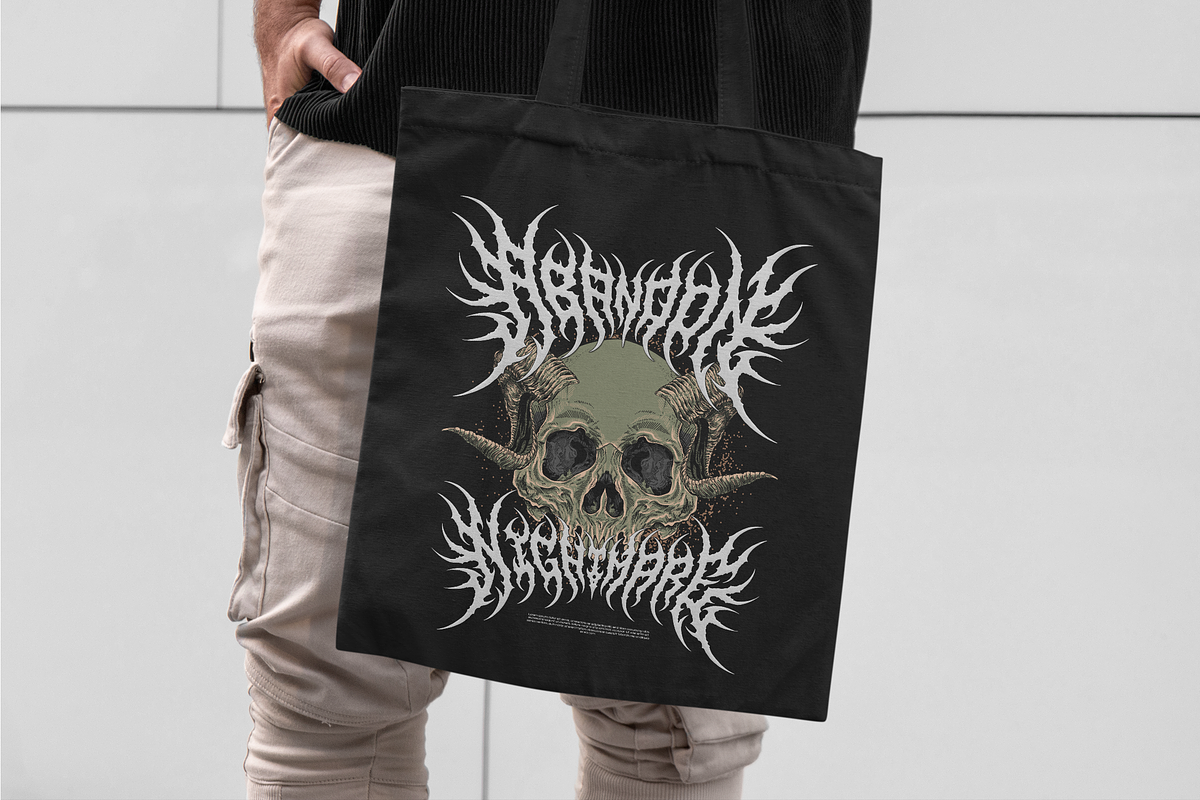Shrivel | Black Metal Typeface, a Blackletter Font by Denustudios (Photo 5 of 12)