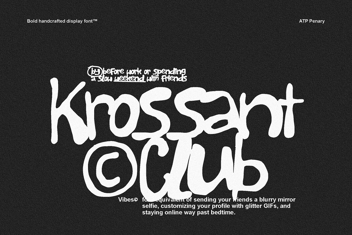 Penary - Bold Playful Font, a Handwritten Font by Typeparties (Photo 2 of 11)