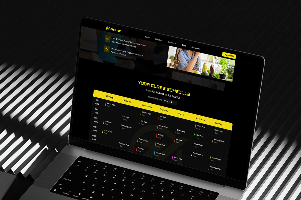 StrongX - Fitness Framer Template, a Websites & App Template by TruongHuy10 (Photo 3 of 5)