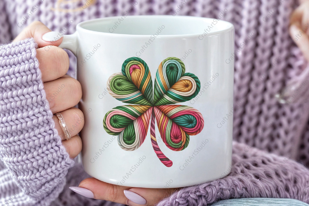 St Patrick's Day Crochet Brushstroke, an Illustration by CraftArtStudio (Photo 2 of 4)