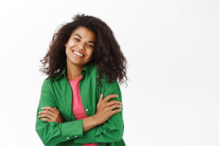 Portrait of young african american