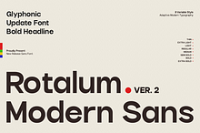 GC Rotalum Vol.II – Modern Bold Sans