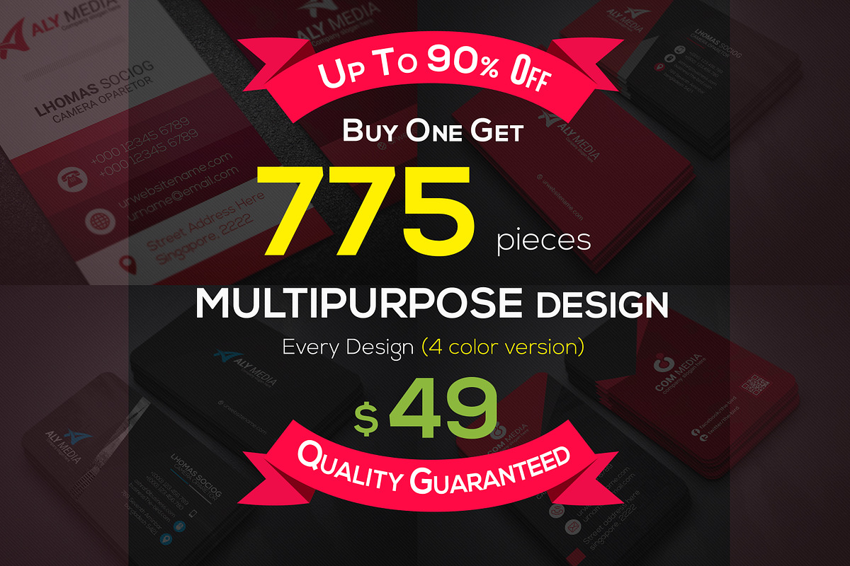 775 Mega Business Stationary Bundle, a Stationery Template by Genereux Art (Photo 1 of 28)