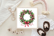 Grass Wreath Christmas Sublimation, an Illustration by CraftArtStudio (Thumbnail 6 of 6)