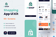 PiShop - Shopping App Figma Template, an App Template by Pixency (Thumbnail 1 of 6)