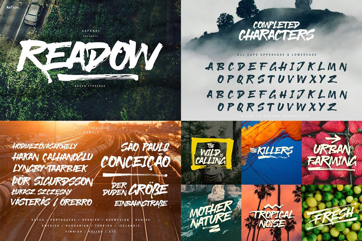 Handwritten Font Bundles 1 by AaType, a Handwritten Font by AaType. (Photo 2 of 6)