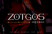 Zotgos Premium - Luxury Font, a Serif Font by Iqsiart Studio (Thumbnail 1 of 6)