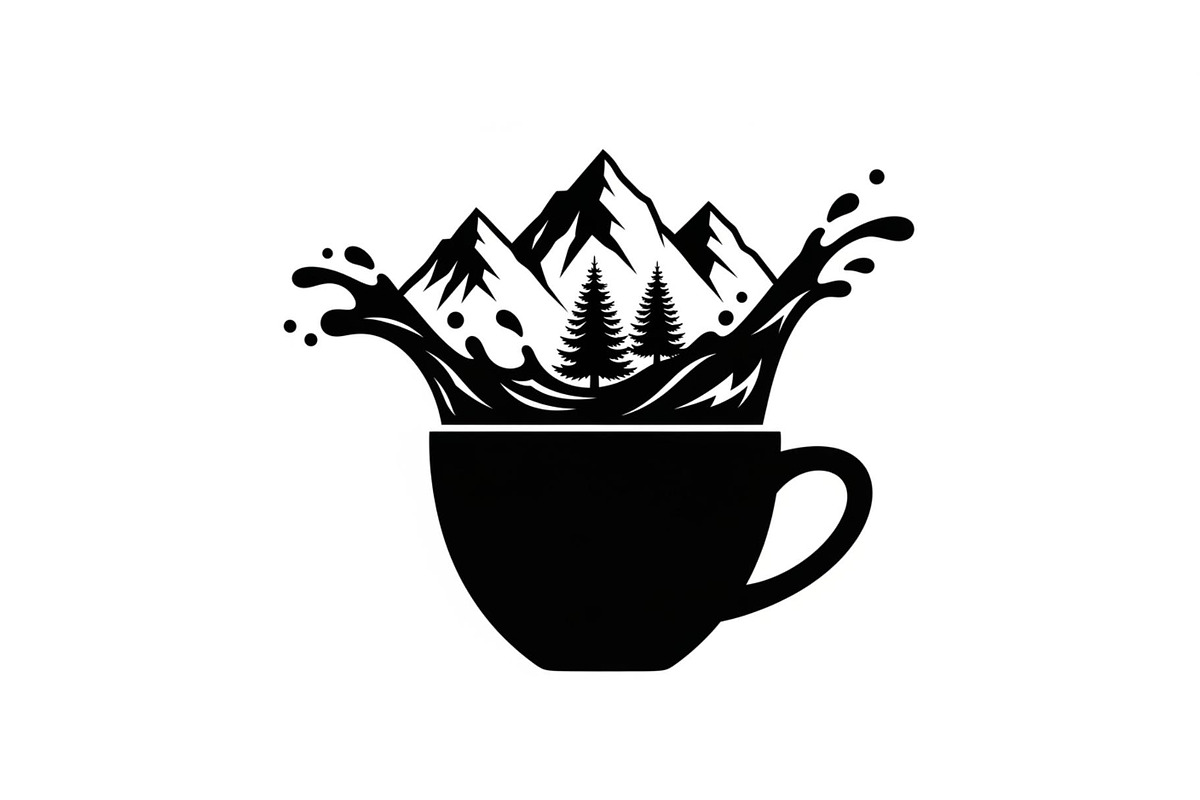 Mountain Coffee Cup Design Bundle, an Illustration by yasushie (Photo 2 of 31)