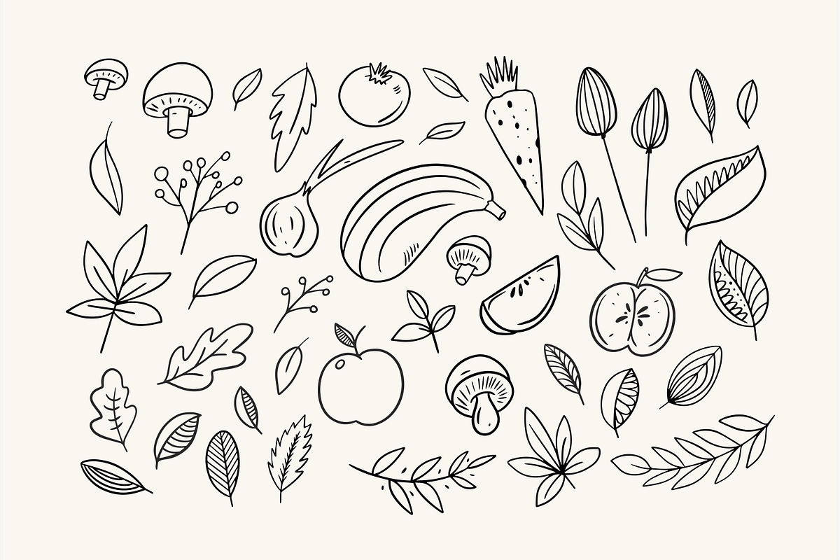 Autumn Doodles & Fall Clipart, a Seasonal Illustration by Oktyabr (Photo 2 of 5)