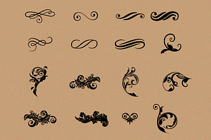 Vintage Vector Ornaments
