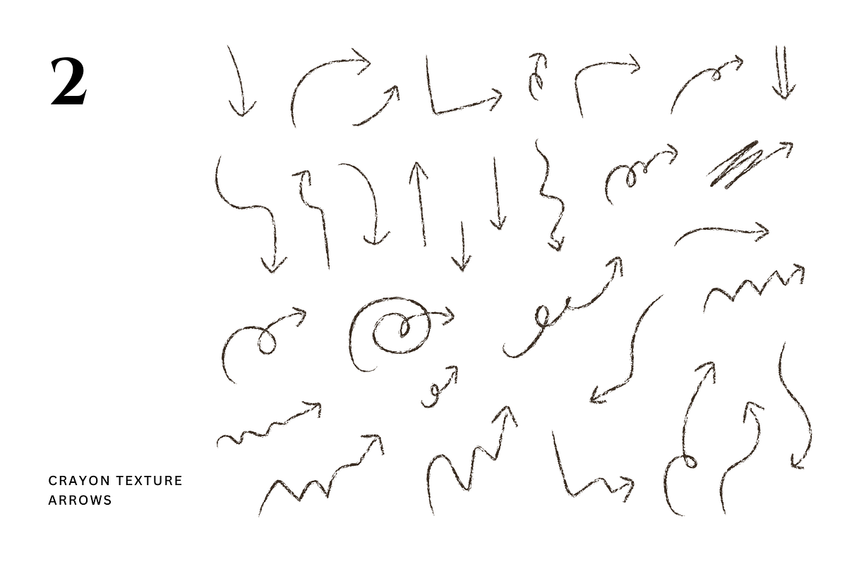 192 Crayon texture doodles, an Object Graphic by Pinkbrush (Photo 3 of 10)