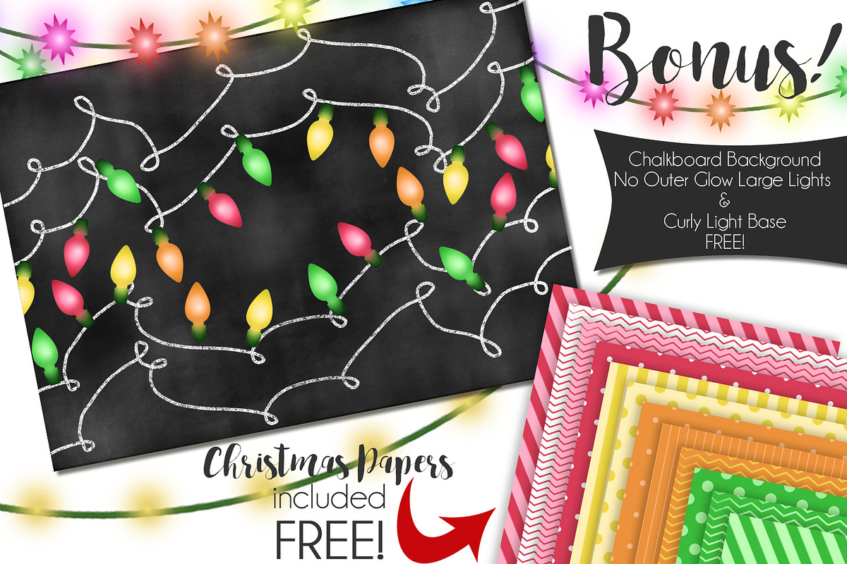 Christmas Lights, an Illustration by Graphics Candy (Photo 3 of 4)
