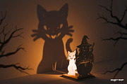 Halloween Shadow Candle Holders, a Decorative Illustration by svgocean (Thumbnail 13 of 14)