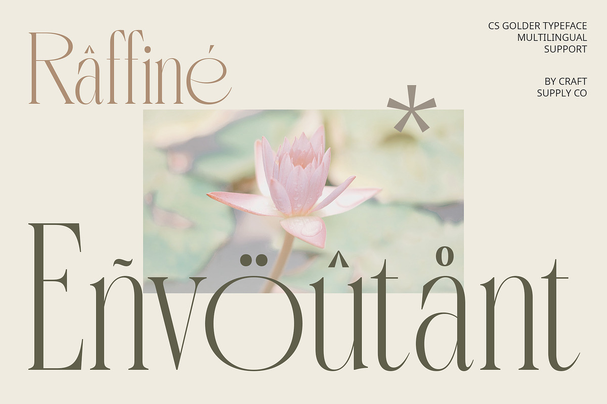 CS Golder – Condensed Font, a Serif Font by Craft Supply Co. (Photo 3 of 8)