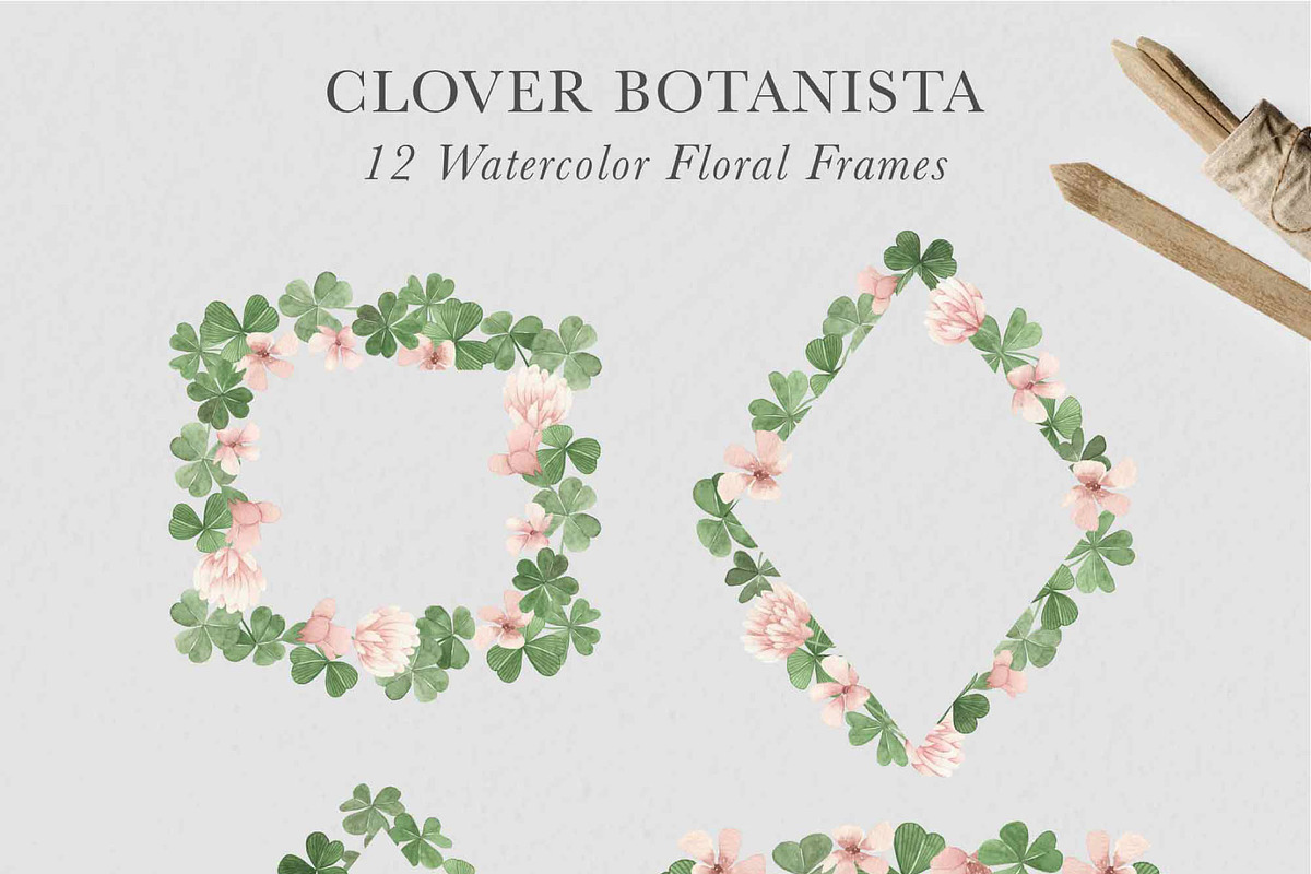 Clover Botanista - Leaves & Florals, an Illustration by Momo Studio (Photo 6 of 12)