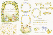 Lemon Garden Collection, a Seasonal Illustration by AlenaVlasko stock Market (Thumbnail 1 of 10)