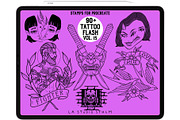 Tattoo Flash Vol. 15 - Stamp Set, a Brush Add-On by LA Studio Sthlm (Thumbnail 2 of 6)