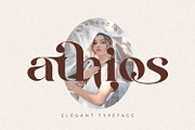 Athios - Elegant Typeface, a Serif Font by Penatic Studio (Thumbnail 1 of 10)