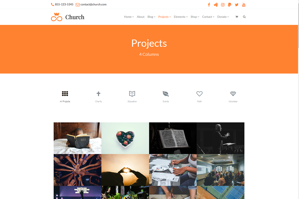 Church Religious WordPress Theme, a WordPress Template by Visualmodo (Photo 26 of 31)