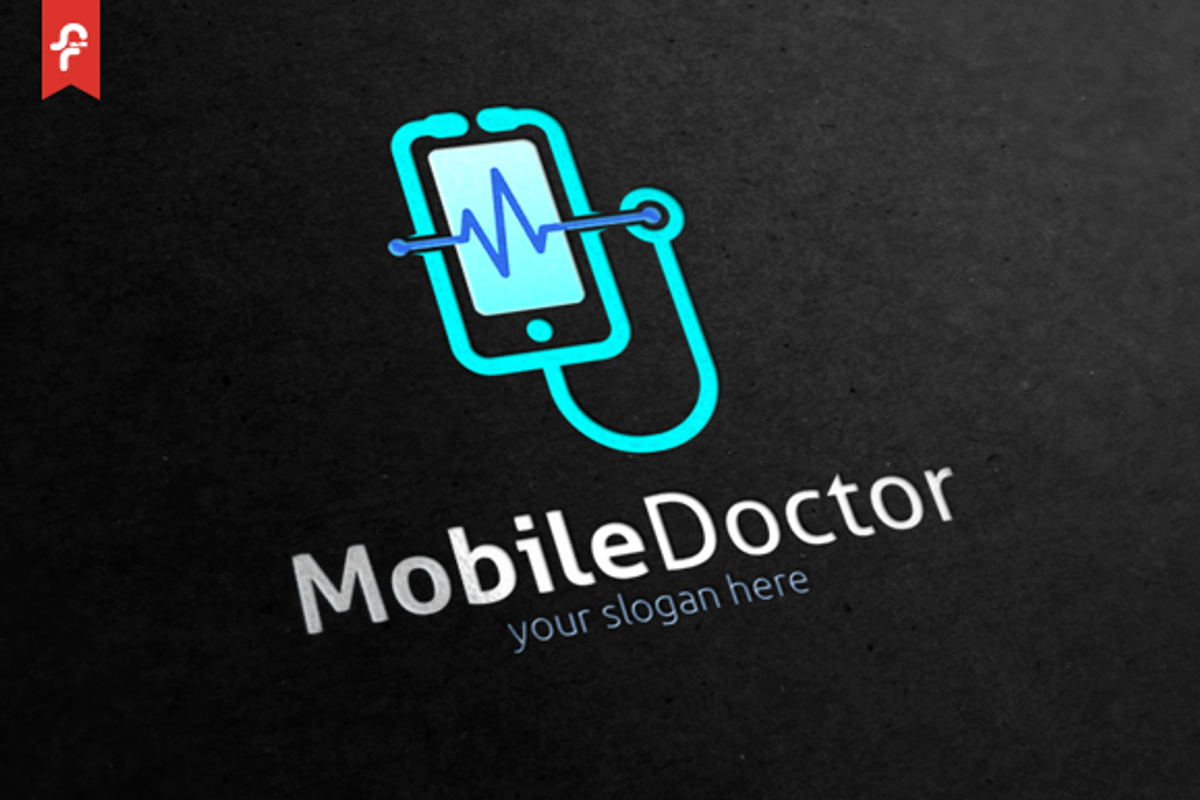 Mobile Doctor Logo, a Branding & Logo Template by ft.studio