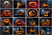 Creepy Halloween Pumpkin Wallpaper, a Background Graphic by Forhadx5 (Thumbnail 4 of 8)