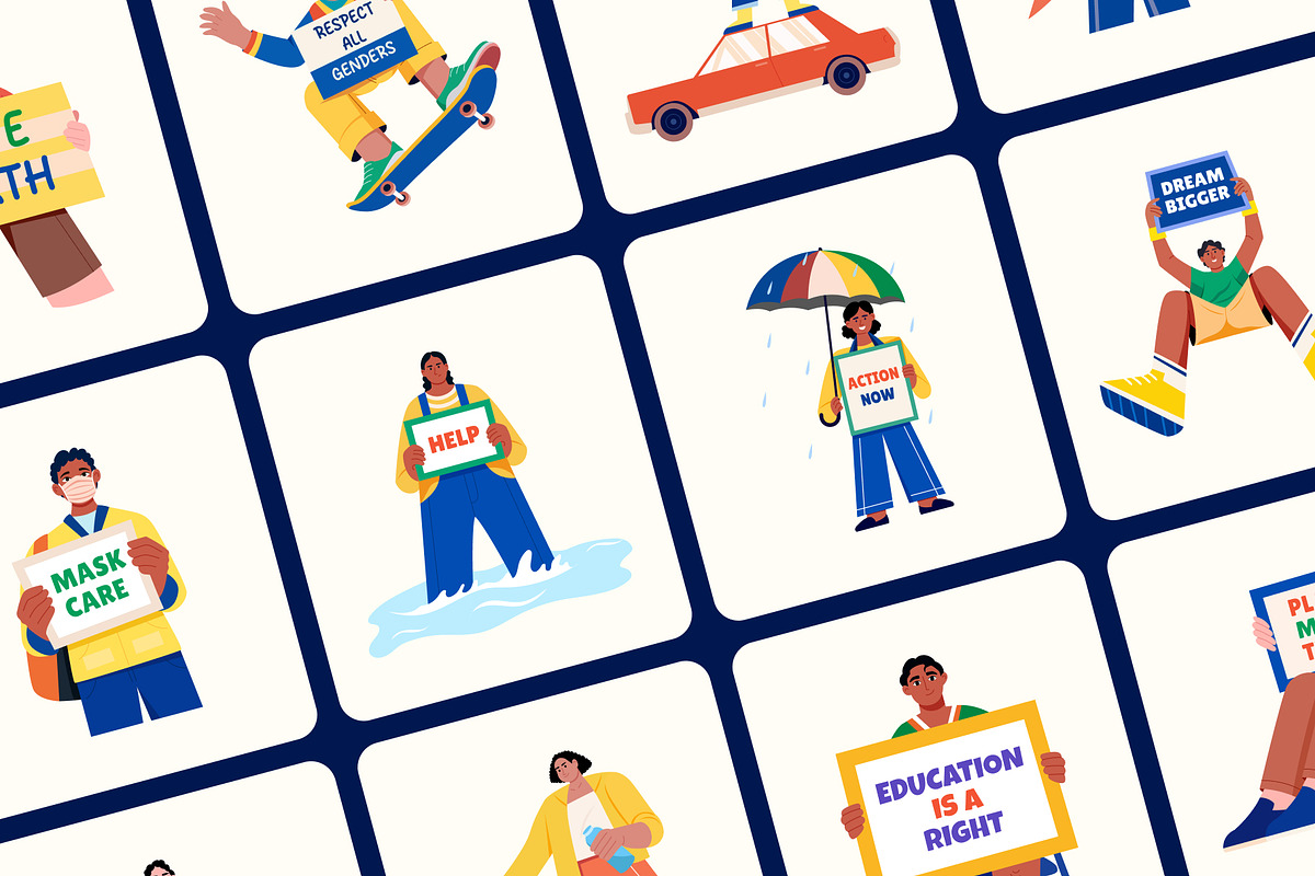 Animated Awareness Illustration Art, an Education Illustration by Creative Stall (Photo 3 of 5)