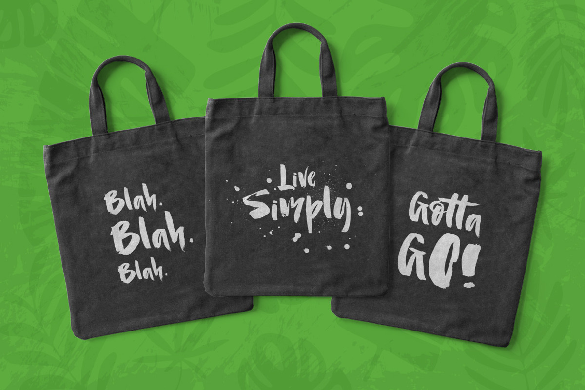 Haiti Organic Brush Font +Extras, a Script Font by Favete Art (Photo 10 of 11)