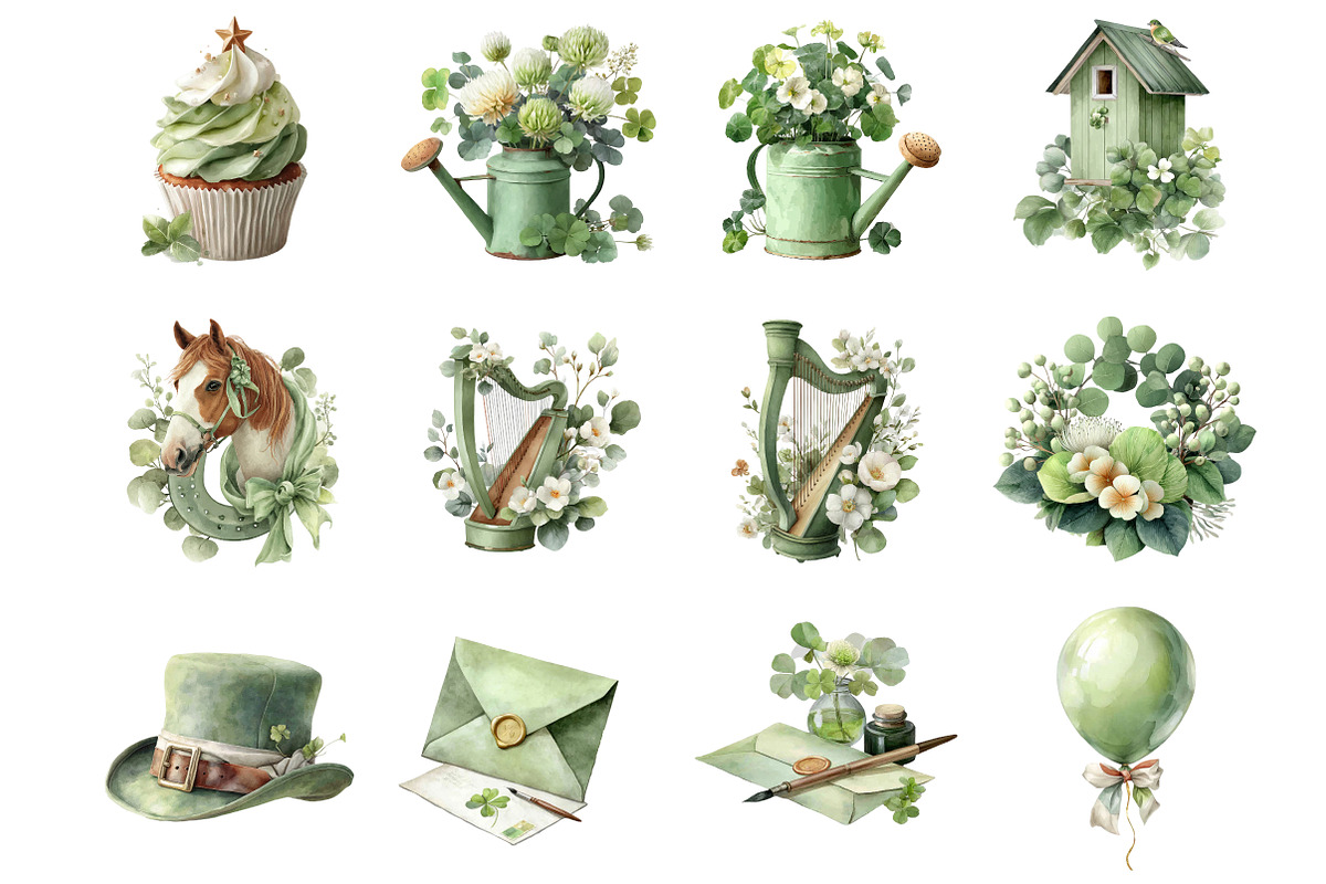 St.patrick’s Day Clipart, an Illustration by DreamArtGraphic (Photo 3 of 5)