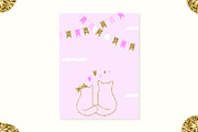 Greeting Card, Invitation, Gift Tag, an Invitation Template by kh_cat (Thumbnail 7 of 8)