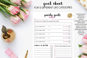 2020 Goals & Yearly Planner