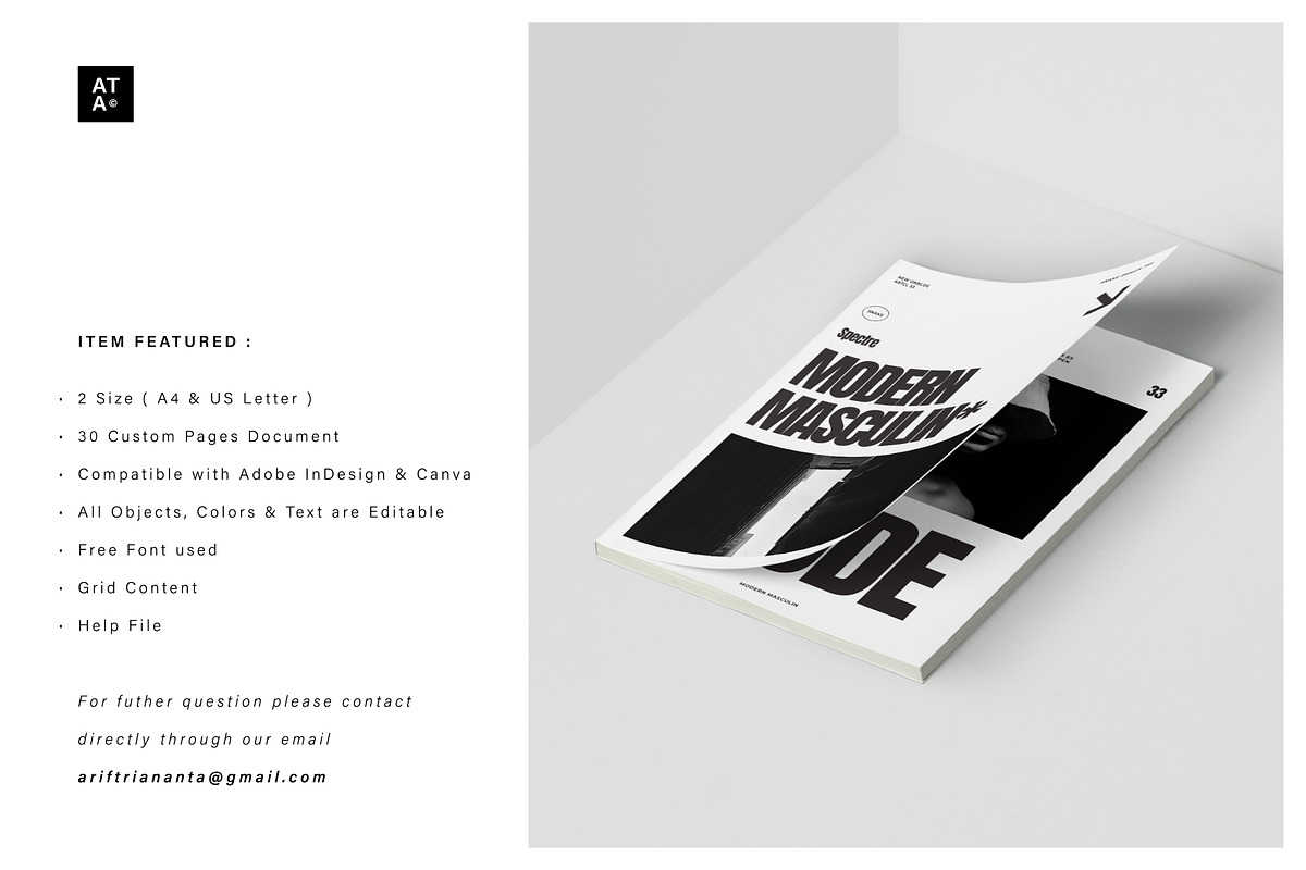 SPECTRE Editorial Lookbook, a Magazine Template by Arif Tri Ananta (Photo 13 of 14)