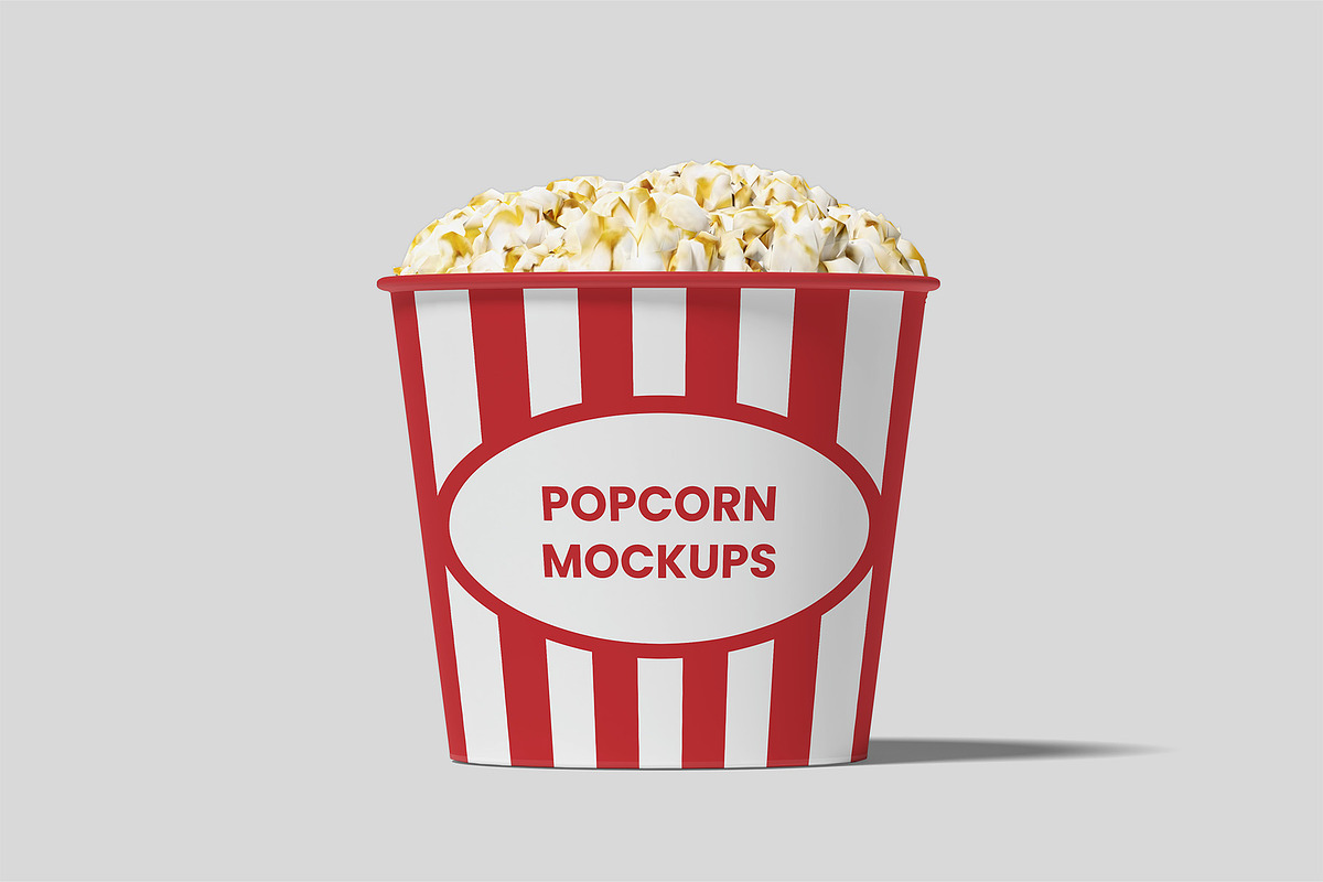 Popcorn Bucket Mockup Bundles, a Cups & Container Mockup by Compositing Studio (Photo 6 of 20)