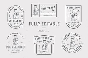 Coffee Shop Logo Templates Vol.1